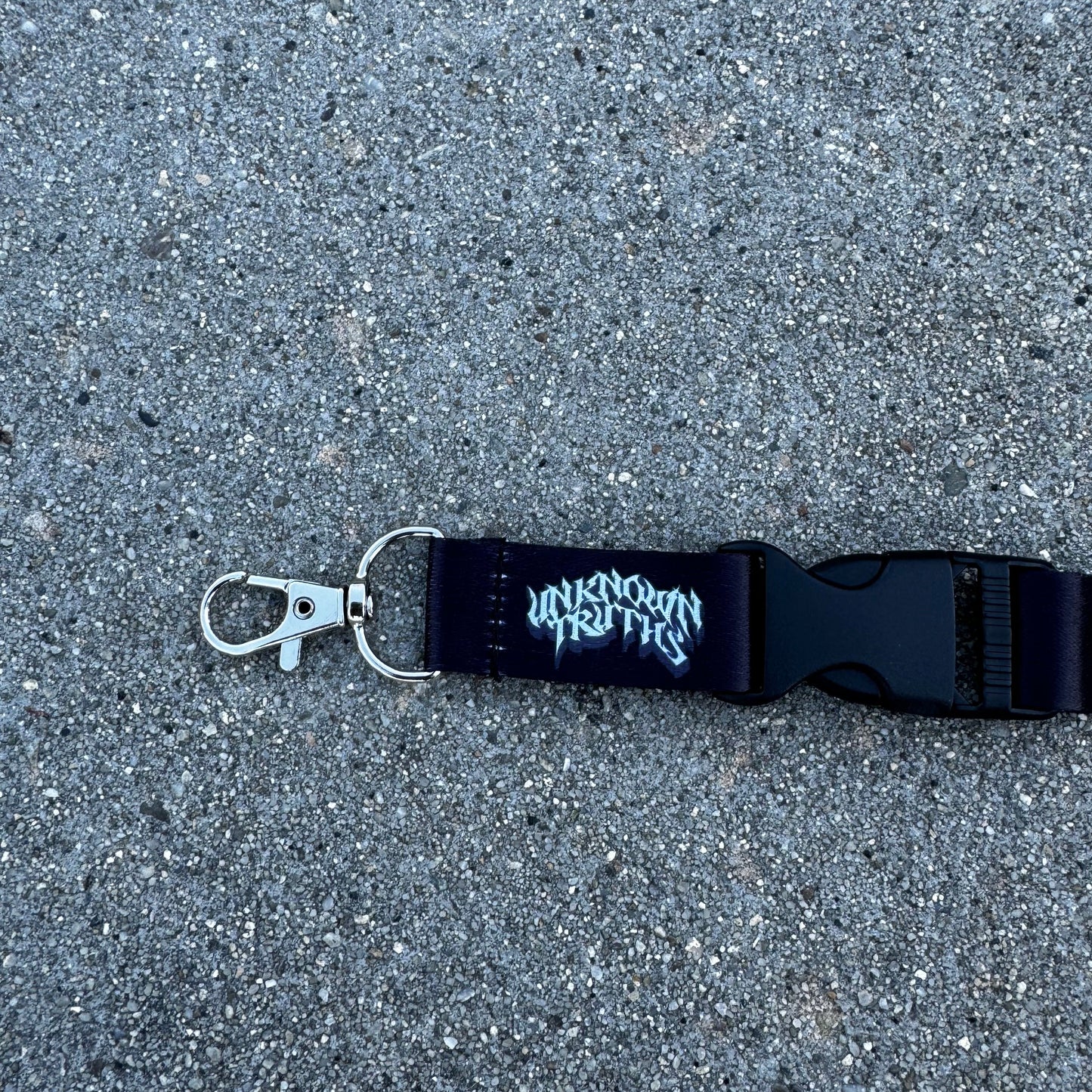Jet Black Lanyard